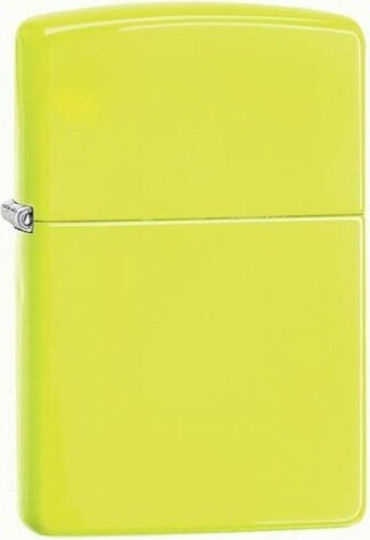 Zippo Neon Feuerzeuge Flamme in Gelbe Farbe PŘ1002