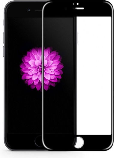 Inch Full Glue Full Face Tempered Glass Μαύρο (iPhone 6 / 6s)