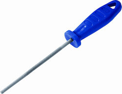 Lux Tools Λίμα Πλαστικού Στρόγγυλη με Λαβή