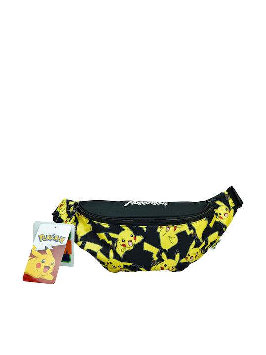 Gim Pikachu Waist Bag Παιδικό Τσαντάκι Μέσης Μαύρο 32x9x9εκ.
