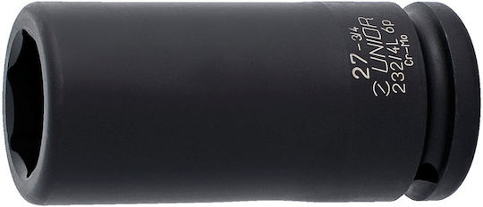 Unior 232/4l6p Καρυδάκι Αέρος Εξάγωνο με Καρέ Υποδοχής 3/4" Διάμετρος 3/4"