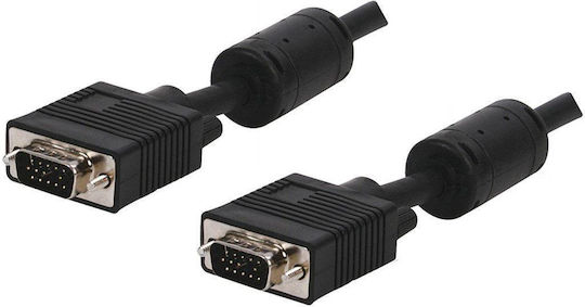 Cable VGA male - VGA male Μαύρο 10m (100200320)