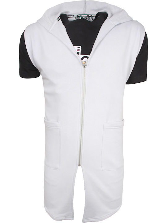 Men's Cardigan with Hood Beige