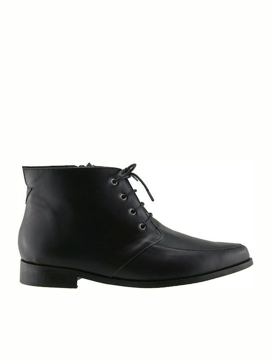 Stefania Women's Leather Boots Black