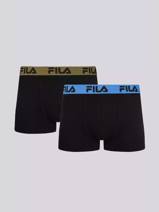 Fila Men's Boxers Black 2Pack