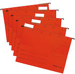 Herlitz Folder Hanging for Paper A4 Red 5pcs