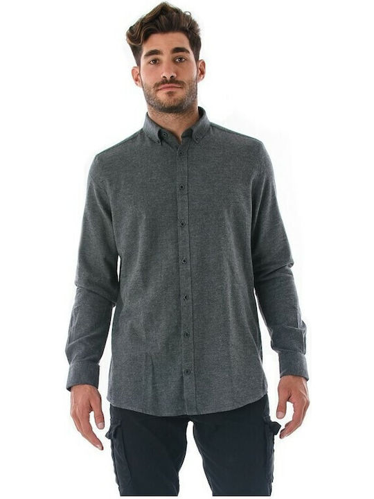 Gnious Baumwolle Hemd Grey Gnious Baumwolle Hemd Grey