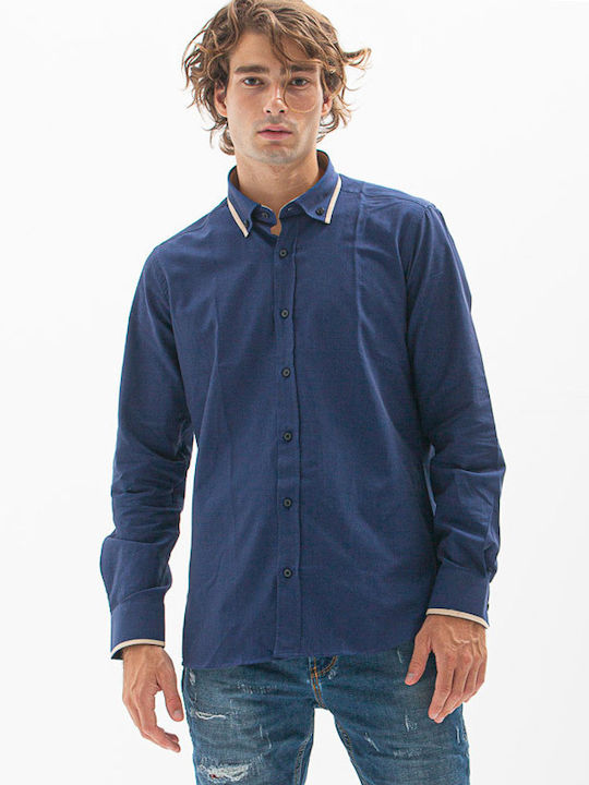 Langärmlig Hemd Dark Blue