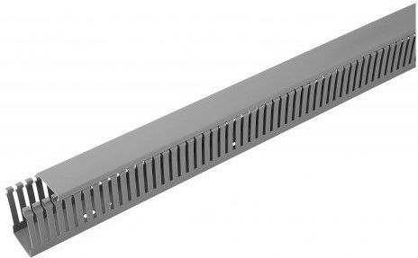 Arnocanali Canal de Cablu cu suport perforat din Plastic Gri