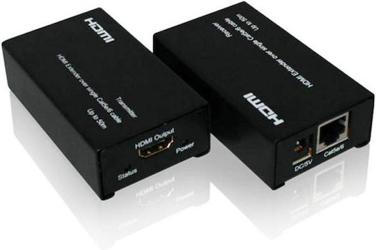 Extender Конвертор HDMI мъжки към HDMI женски 1бр
