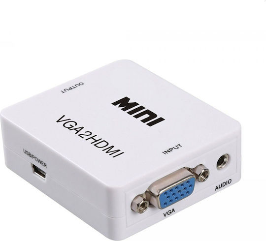 Конвертор VGA Мъжки в VGA Женски Сив 1 Брой 5210131011220