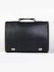 Leder Herrentasche Geldbörse Schwarz