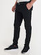 Pantaloni Bărbați Chino Elastic Slim Fit Negru