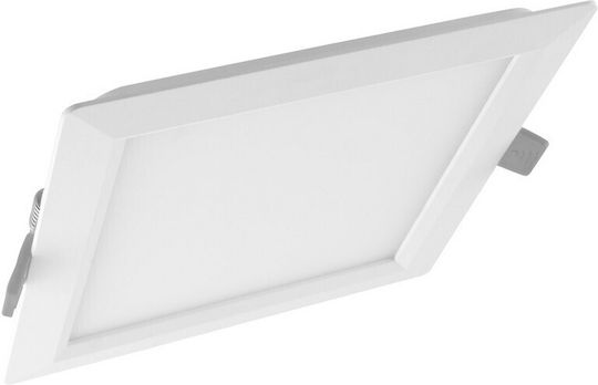 Ledvance Dl Slim Τετράγωνο LED Panel 18W με Θερμό Λευκό Φως 3000K
