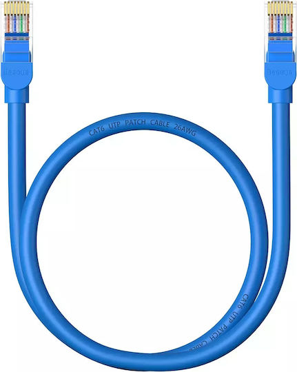 Baseus U/UTP Cat.6 (Gigabit) Netzwerkkabel Ethernet 0.5m Blau