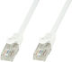 Techly U/UTP Cat.6 (Gigabit) Καλώδιο Δικτύου Ethernet 1m Λευκό