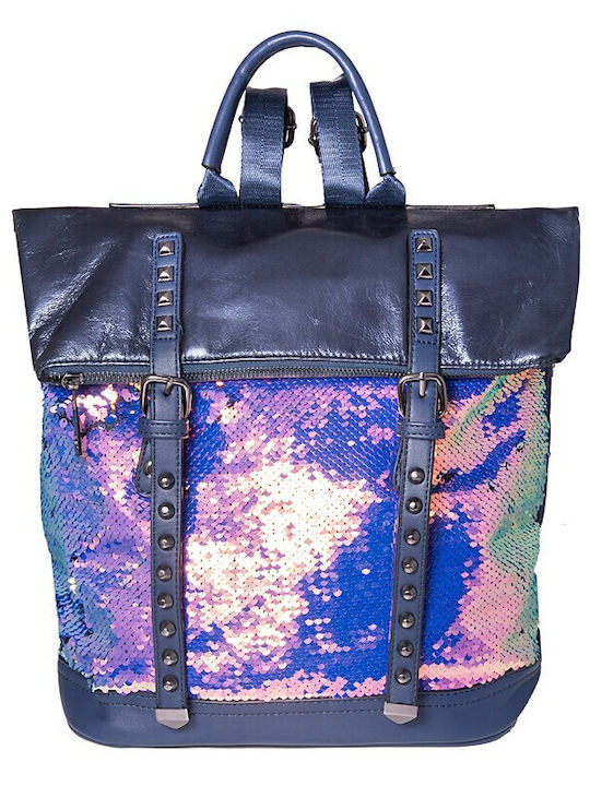 V-store Women's Bag Backpack Blue