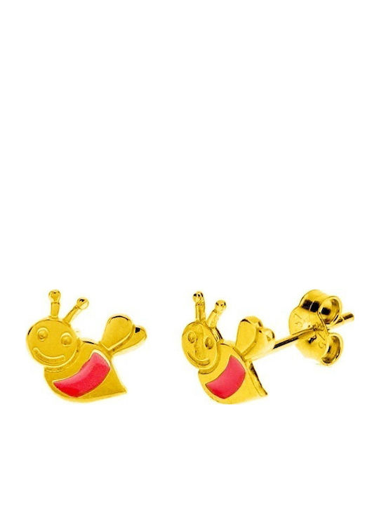 Xrisokosmima Детски Обеци Studs от Злато 9K