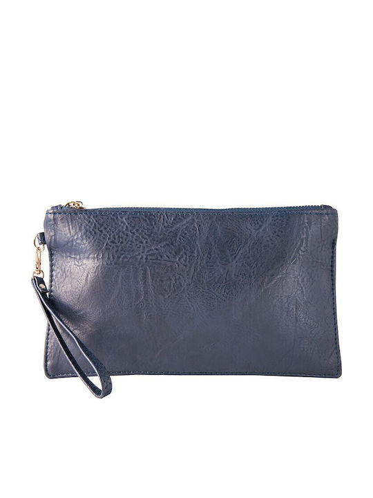 V-store Damentasche Kupplung Marineblau