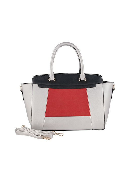 V-store Damen Tasche Hand Silber