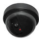 Dummy Surveillance Camera Type Dome with LED Lighting Black