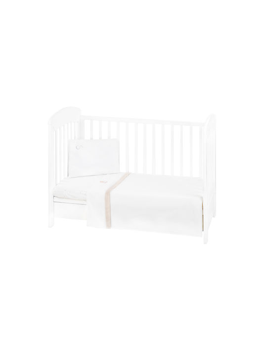 Kikka Boo Dream Big Seturi de cearșafuri pentru bebeluși Pentru Patut Bumbac Albe 60x120buc 3buc