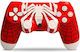 Doubleshock 4 Wireless Gamepad for PS4 Spiderman Red and White