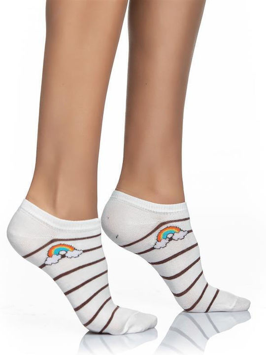 Inizio Patterned Socks Beige