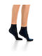 Inizio Women's Solid Color Socks BLUE