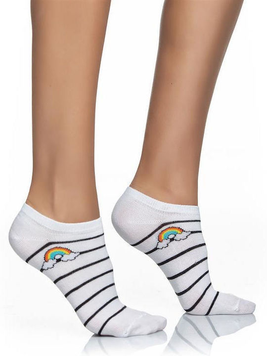 Inizio Patterned Socks White