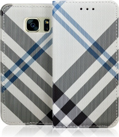 Star Case Book Σιλικόνης Λευκό (Galaxy S7)