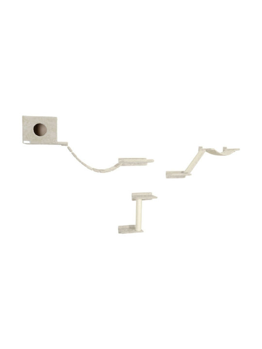 Kerbl Scratching Post Cat Trees Beige Wall Mounted 8x8cm