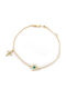 Kiriakos Gofas Kids Bracelet from Gold 9K with Evil Eye