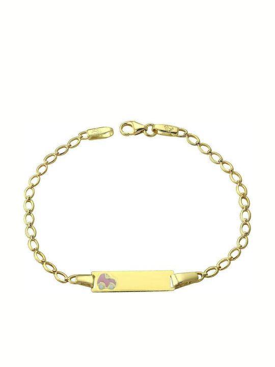 Katsigiannis Kids Bracelet ID from Gold 9K