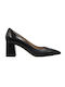 Fardoulis Leather Black Heels