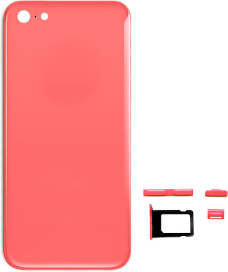 Καπάκι Μπαταρίας Πίσω Κάλυμμα Ροζ για iPhone 5c