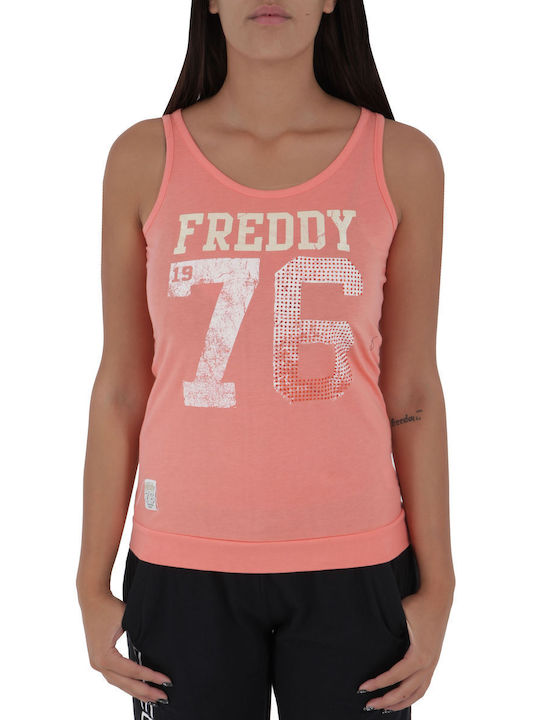 Freddy Women's Athletic Blouse Sleeveless Pink