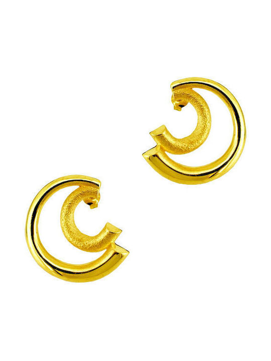 Earrings made of Silver Gold Plated