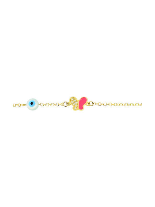 Kids Gold Bracelet 14K for Girl