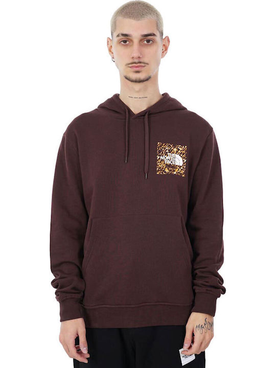 The North Face Fine Φούτερ με Κουκούλα Καφέ
