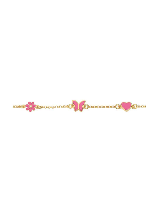 Kids Bracelet 925 from Gold-plated Silver