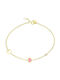 Kids Gold Bracelet 9K with Heart for Girl