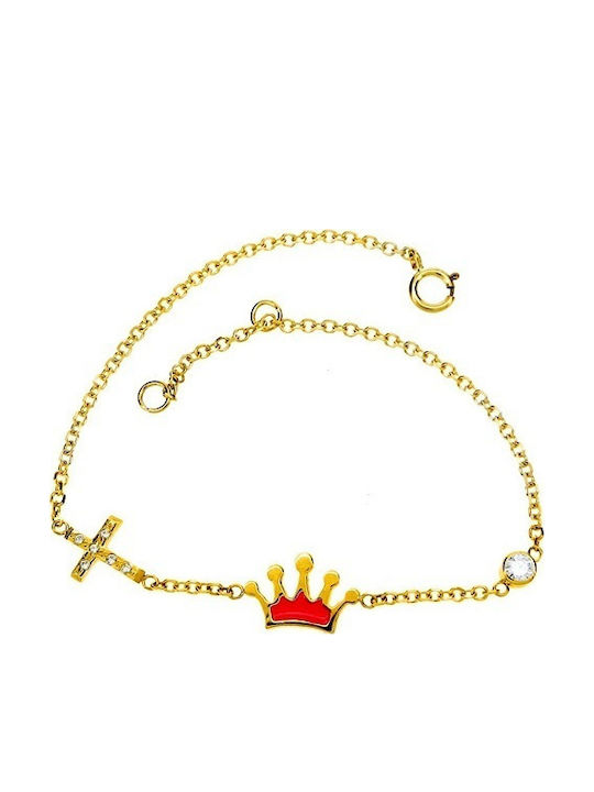 Xrisokosmima Kids Bracelet from Gold 9K