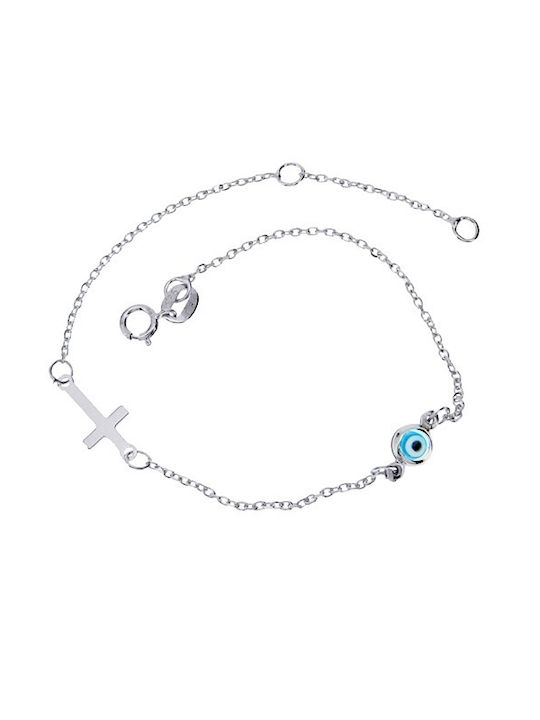 Xrisokosmima Kids Bracelet from White Gold 14K