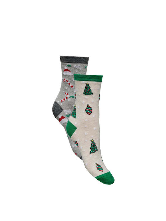 Only Christmas Socks Multicolour 2Pack