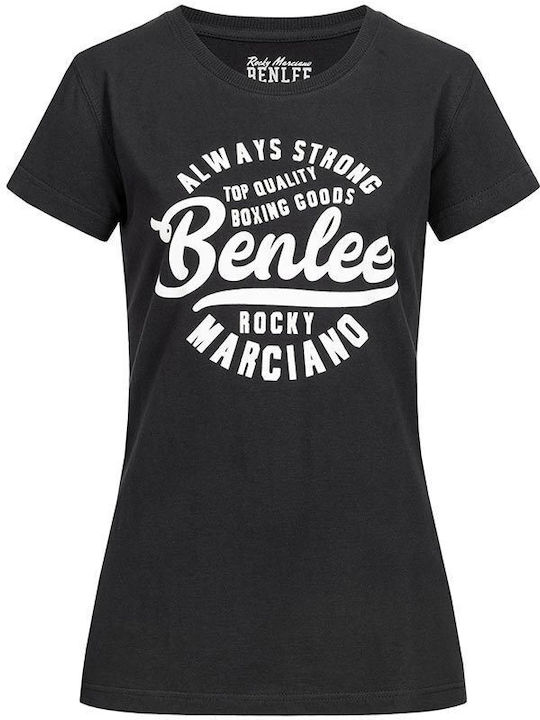 Benlee Women's Blouse Cotton Short Sleeve Polka Dot Black