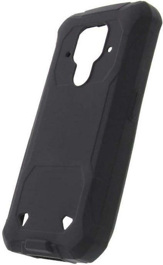 Doogee Umschlag Rückseite Silikon Schwarz (Doogee S68 Pro)
