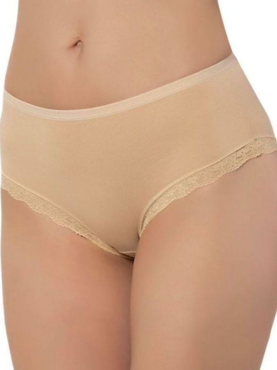 Sexen Висока талия Дамско Слип Light beige