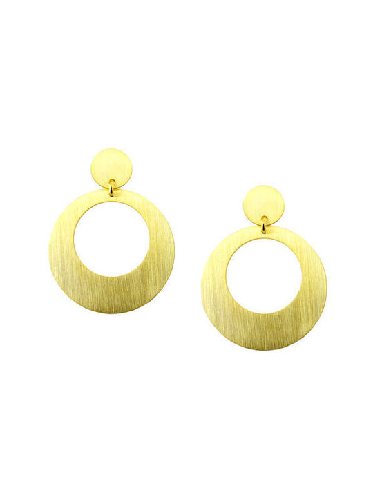 Earrings made of Silver Gold Plated