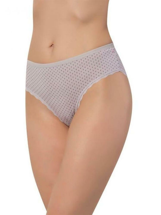 Sexen Bumbac Talie înaltă Femeie Alunecare Light Grey